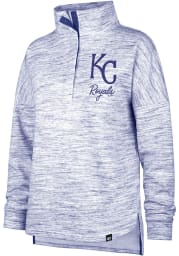 47 Kansas City Royals Womens Blue Haze 1/4 Zip Pullover