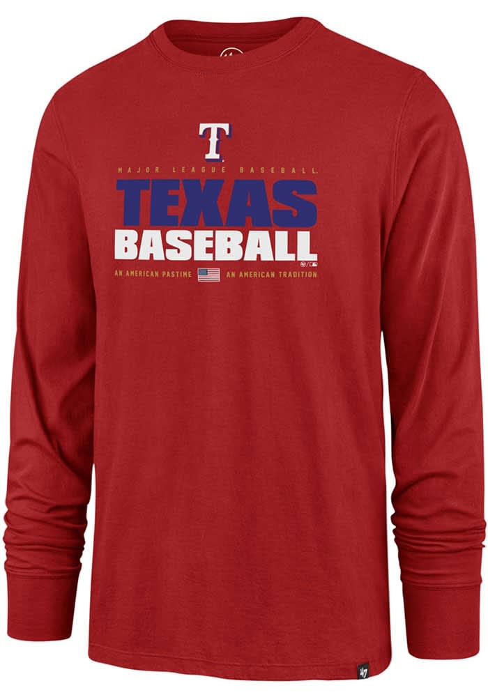 47 Texas Rangers Red Super Rival Short Sleeve T Shirt