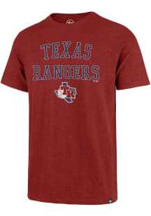 47 Texas Rangers Red Scrum Short Sleeve Fashion T Shirt