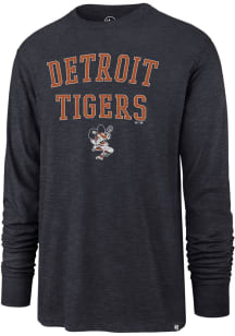 47 Detroit Tigers Navy Blue Scrum Long Sleeve Fashion T Shirt