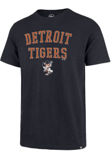 47 Detroit Tigers Navy Blue Scrum Short Sleeve Fashion T Shirt