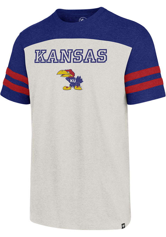 47 Kansas Jayhawks White Endgame Short Sleeve Fashion T Shirt
