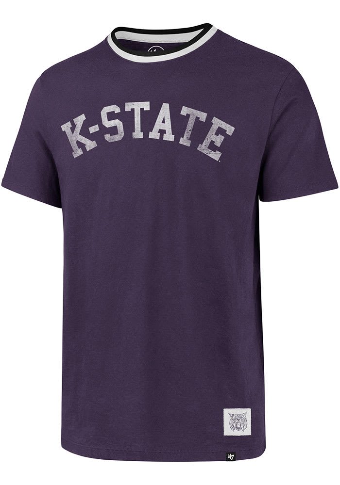 47 K-State Wildcats Purple Durham Short Sleeve Fashion T Shirt