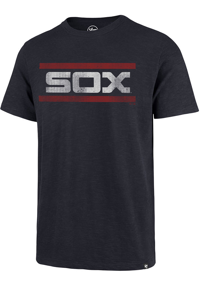 47 Chicago White Sox Navy Blue Scrum Short Sleeve Fashion T Shirt