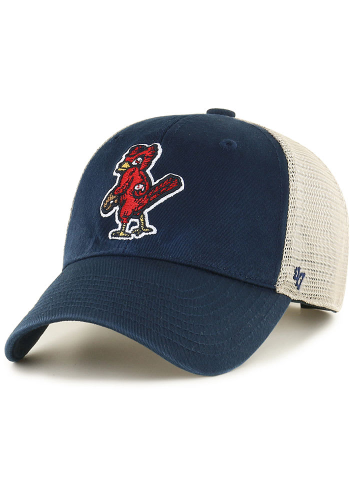 New Era St Louis Cardinals Womens Red Pigment Wash Flocked Scoop