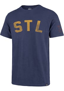 47 St Louis Blues Blue City Scrum Short Sleeve Fashion T Shirt