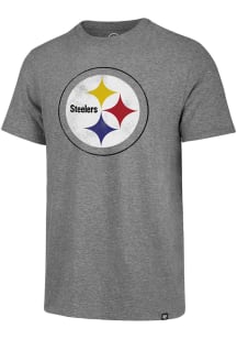 47 Pittsburgh Steelers Grey Imprint Match Short Sleeve Fashion T Shirt