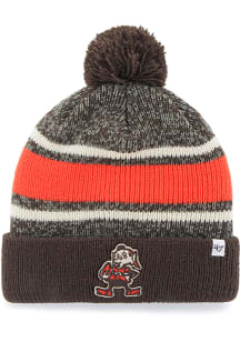 47 Cleveland Browns Brown Fairfax Cuff Mens Knit Hat