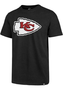 47 Kansas City Chiefs Black Logo Club Short Sleeve T Shirt