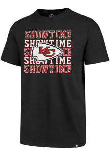 47 Kansas City Chiefs Black Showtime Short Sleeve T Shirt