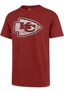 47 Kansas City Chiefs Red Grit Short Sleeve Fashion T Shirt