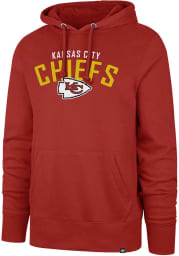 47 Kansas City Chiefs Mens Red Outrush Long Sleeve Hoodie