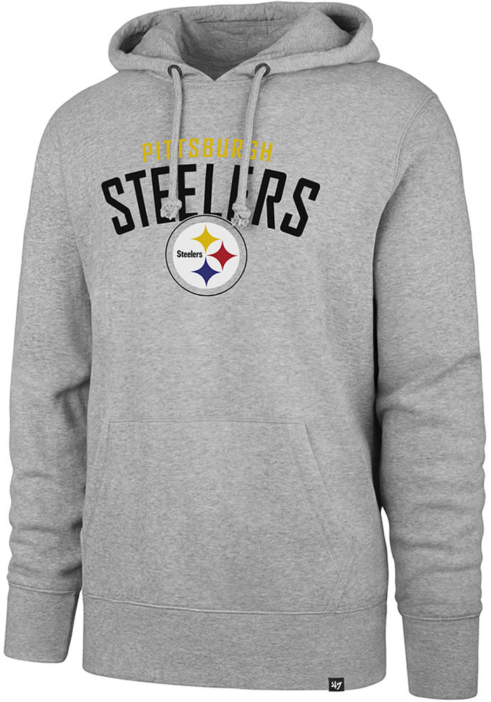 47 Pittsburgh Steelers Outrush Hoodie - Grey
