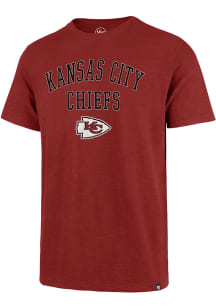 47 Kansas City Chiefs Red Classic Track Short Sleeve Fashion T Shirt
