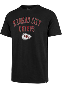 47 Kansas City Chiefs Grey Classic Track Short Sleeve Fashion T Shirt