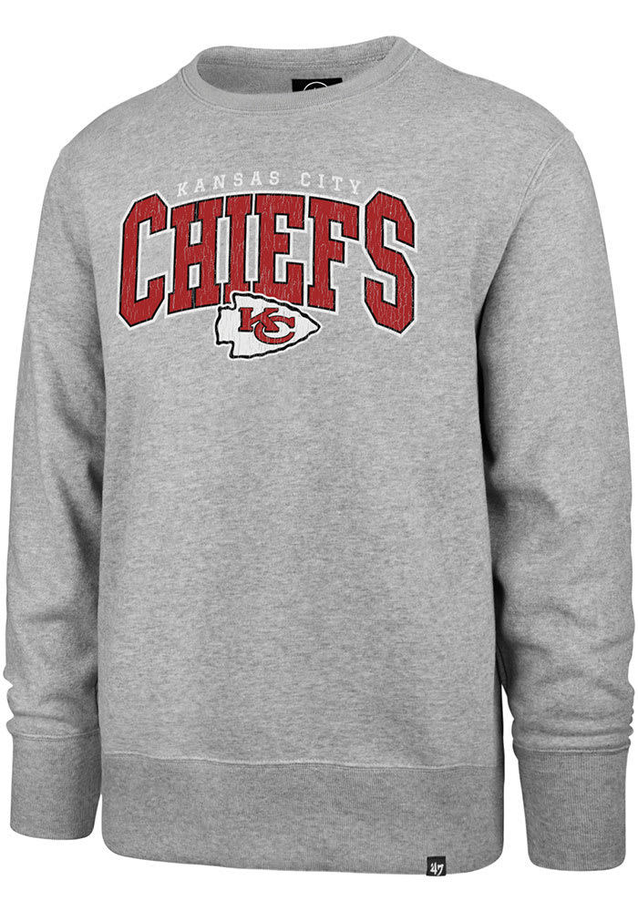 47 Kansas City Chiefs Headline Crew Sweatshirt - Grey