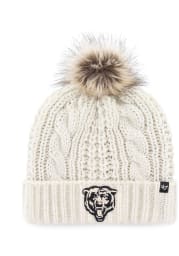 47 Chicago Bears White Meeko Cuff Womens Knit Hat