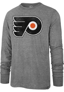 47 Philadelphia Flyers Grey Imprint Match Long Sleeve Fashion T Shirt