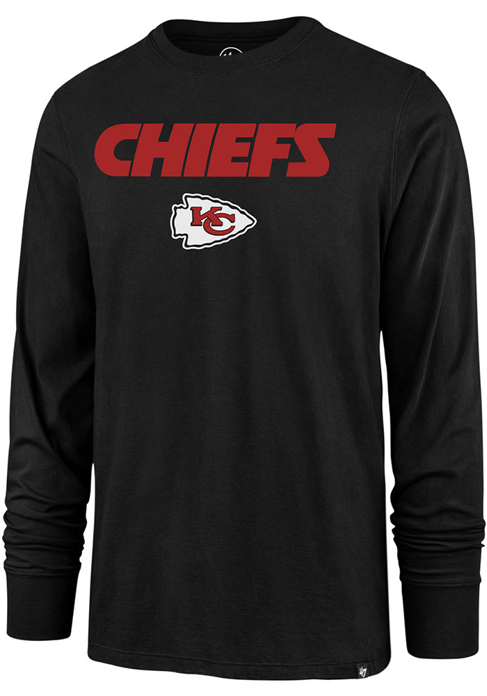 47 Kansas City Chiefs Black Pregame Long Sleeve T Shirt