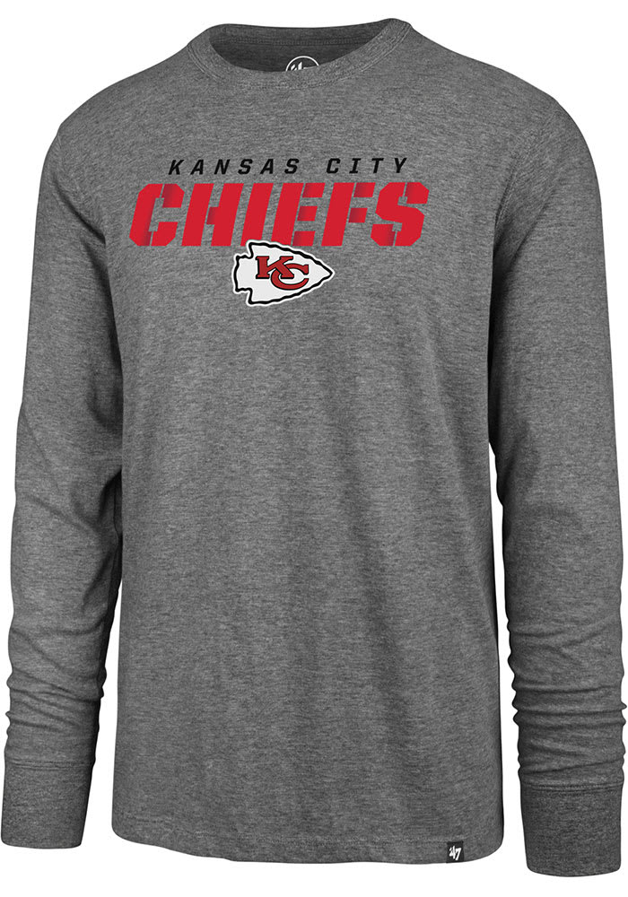 '47 Kansas City Chiefs Long Sleeve Tee Pregame Super Rival Tee