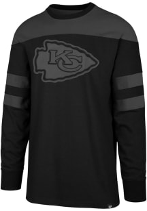 47 Kansas City Chiefs Mens Black Gunner Long Sleeve Fashion Sweatshirt