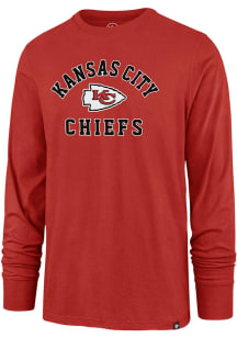 47 Kansas City Chiefs Red Varsity Arch Long Sleeve T Shirt