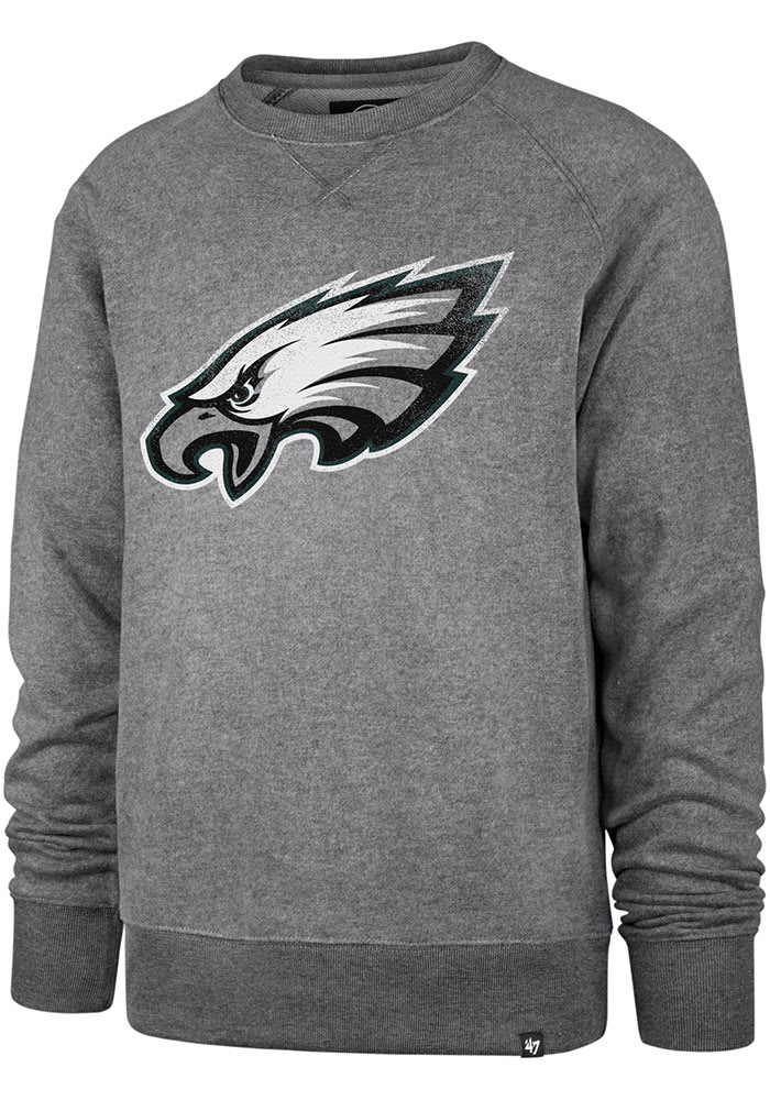 47 Philadelphia Eagles Mens Grey Imprint Match Long Sleeve Fashion Sweatshirt