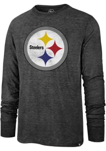 47 Pittsburgh Steelers Black Imprint Match Long Sleeve Fashion T Shirt