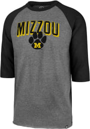 47 Missouri Tigers Black Break Thru Club Raglan Long Sleeve Fashion T Shirt