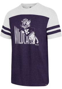 47 K-State Wildcats Purple Imprint Club Short Sleeve Fashion T Shirt