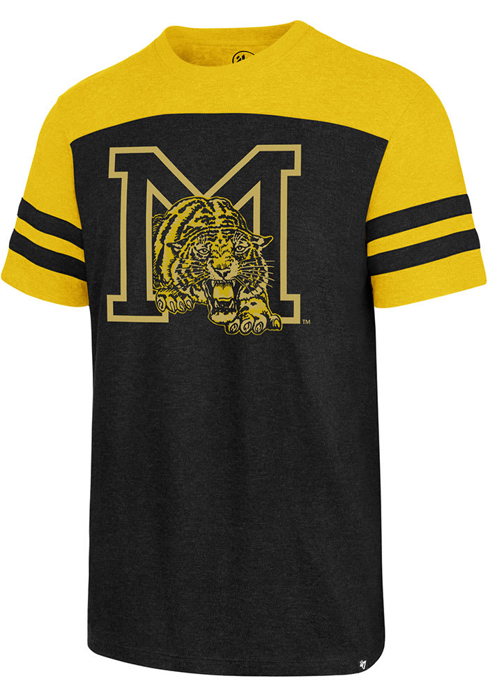 47 Missouri Tigers Black Imprint Club Short Sleeve Fashion T Shirt