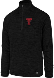 47 Texas Tech Red Raiders Mens Black Impact Long Sleeve 1/4 Zip Pullover