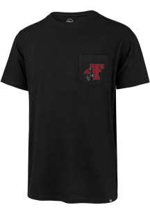 47 Texas Tech Red Raiders Black Super Rival Pocket Short Sleeve T Shirt