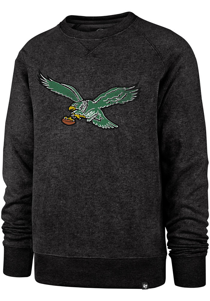 47 Philadelphia Eagles Mens Black Imprint Match Long Sleeve Fashion Sweatshirt