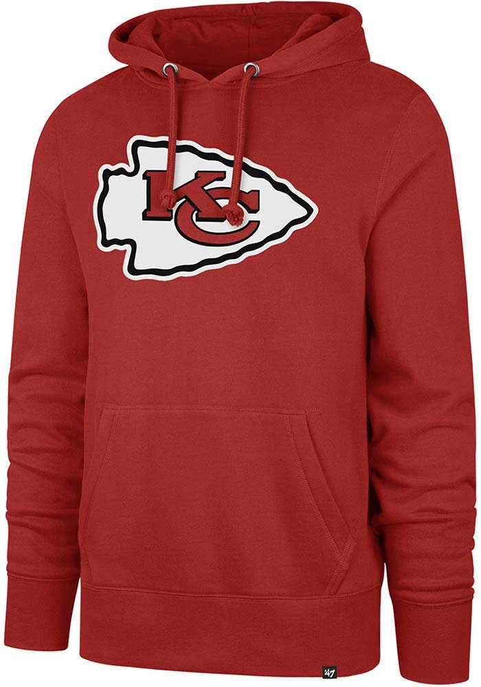 47 Kansas City Chiefs Mens Red Imprint Long Sleeve Hoodie
