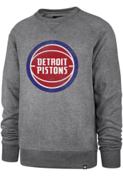 47 Detroit Pistons Mens Grey Imprint Match Long Sleeve Fashion Sweatshirt