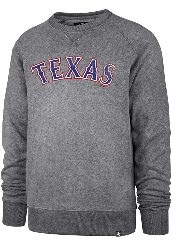 47 Brand / Men's Texas Rangers Club Grey Long Sleeve T-Shirt