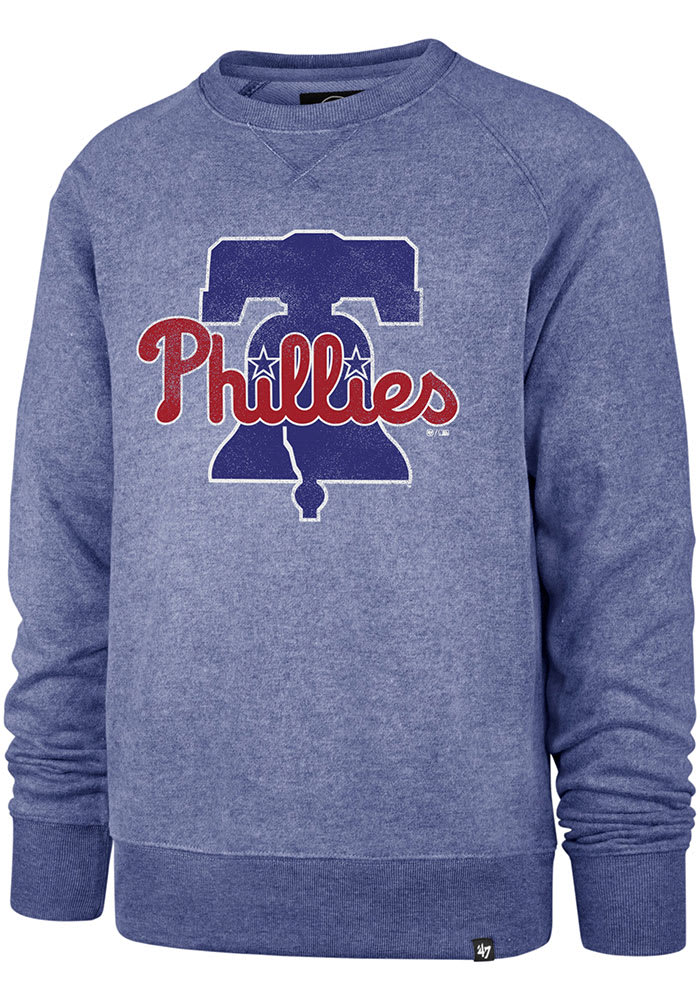 47 Philadelphia Phillies Mens Blue Imprint Match Long Sleeve Fashion Sweatshirt