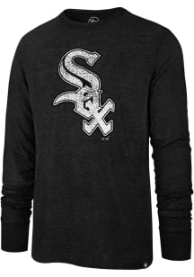 47 Chicago White Sox Black Imprint Match Long Sleeve Fashion T Shirt