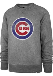 47 Chicago Cubs Mens Grey Imprint Match Long Sleeve Fashion Sweatshirt