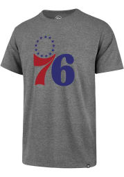 47 Philadelphia 76ers Grey Imprint Short Sleeve T Shirt