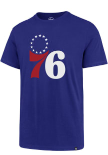 47 Philadelphia 76ers Blue Imprint Short Sleeve T Shirt
