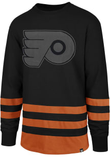 47 Philadelphia Flyers Black Center Ice Long Sleeve Fashion T Shirt