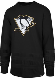 47 Pittsburgh Penguins Black Center Ice Long Sleeve Fashion T Shirt