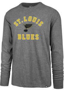 47 St Louis Blues Grey Varsity Arch Long Sleeve T Shirt