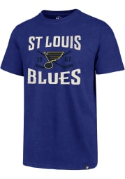 47 St Louis Blues Blue Face Off Club Short Sleeve T Shirt