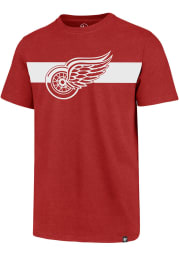 47 Detroit Red Wings Red Stripe Chest Legion Short Sleeve T Shirt