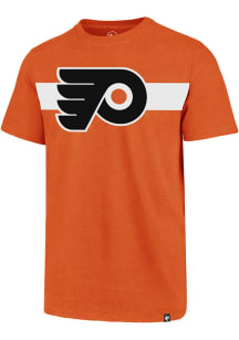 47 Philadelphia Flyers Orange Stripe Chest Legion Short Sleeve T Shirt