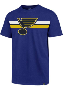 47 St Louis Blues Blue Stripe Chest Legion Short Sleeve T Shirt