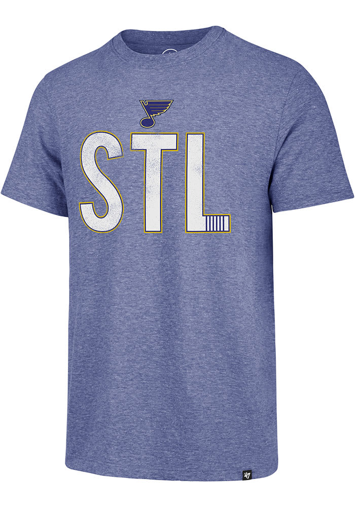 47 St Louis Blues Grey Grandstand Match Short Sleeve Fashion T